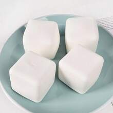 Shapeable Square Tofu Stress Relief Toy, Slow Rebound Squeezable Squishy Toy - 1個裝 - 查看 3