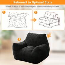Bean Bags - Màu xám đậm - không có kiểu Ottoman - Xem 3