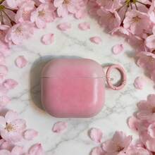 Fashionable Creative Pink Tie Dye + Hoop Pro 3 Case, Cute Minimalist Pro 2 Protective Cover, Suitable Compatible With Airpods 4, 3, 1/2 For Women - Baby Pink - View 8