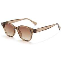 Stylish Anti-Glare And Dust-Proof Glasses, A Universal Fashion Accessory For Both Men And Women. Clear And Durable, Suitable For All Seasons. Suitable As A Gift.Perfect For Street Photography And Events, Casual Glasses|Unique Glasses|Lightweight Glasses - SZ3213(C4透灰框黑灰片) - 查看 10