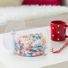 Peohud Coffee Filter Holder, Acrylic Coffee Pod Holder With Lid, Reusable Coffee Filter Storage Container, Stylish Coffee Filter Dispenser For Coffee Bar, Kitchen Countertop - White - View 5