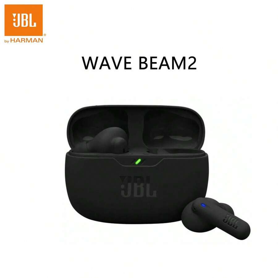 JBL Wave Beam 2 - True Wireless Noise Cancelling Earbuds Pure Bass Sound & Smart Ambient Technology, 4mics For Crisp, Clear Calls, Up To 40Hrs Of Playback, IP54 Dust & Water Resistant - View 1