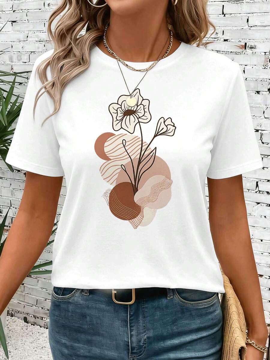 Women T-Shirts - White - View 1