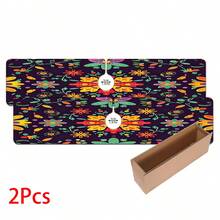 1 pieza Cubierta de grifo con estampado floral, de poliéster duradero, de secado rápido, fácil de limpiar, adecuado para cocina y baño, fácil instalación, decoración diaria, regalo, alfombra de baño, alfombrilla de grifo duradera, accesorio de grifo - Multicolor - Ver 15