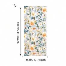 1/4pcs Rainbow Flower Static Cling Window Film, Holographic Privacy Window Sticker, Removable Floral Decorative Window Film, Suitable For Home Balcony Living Room - Multicolor - View 17
