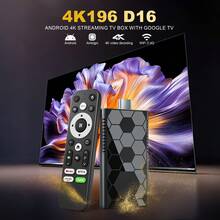 Đầu thu truyền hình thông minh S905L3 được nâng cấp, trang bị hệ điều hành Android 14, bộ xử lý lõi tứ, hỗ trợ giải mã video 4K, WiFi băng tần kép (2.4/5.0GHz), tích hợp chức năng Fire TV Stick. - màu đen - Xem 4