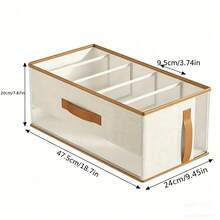 1 buah Sisipan Organizer Tas Tangan Lipat Elegan Warna Putih, Desain Multi-Kompartemen, Cocok untuk Dompet, Sepatu, dan Aksesoris, Penyimpanan Hemat Ruang di Lemari Pakaian, Pembatas Tahan Lama untuk Barang Mewah - MultiWarna - View 5