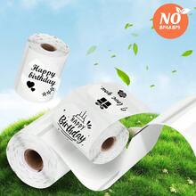 Transparent Round Thermal Labels, 2 Inch Circle Adhesive Direct Sticker Paper For Phomemo M220/M221/M100/M110/241BT, Multipurpose Clear Custom Sticker Label-140pcs/Roll - View 7