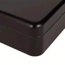Luminpool Money Box With Key -Money Tin With Lock - Small Lockable Cash Box With Coin Tray For Petty Cash Coins Notes - Locking Metal Box With 2 Keys - Black - Black - View 7