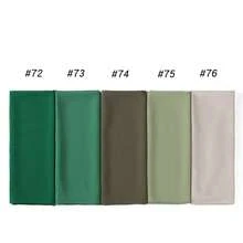 5pcs/Pack Breathable, Draping, No-Iron Modest Combination Chiffon Hijab, Solid Color For Abaya,Holiday,Travel Essential - Multicolor - View 6