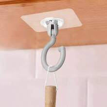 20pcs No Drill Rotating Ceiling Hooks - Multicolor - View 7