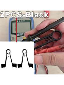 2个万用表探针夹持器测试仪探针夹紧工具电气测试电源维护配件DIY必备 - 查看 7