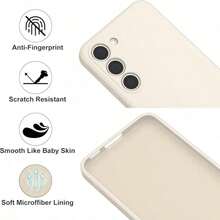 适用于 Galaxy A56 A26 A36 A16 A06 A55 A35 A25 A15 A05 A54 A34 A17 A07 A22 A32 A52 A53 A71 的软液态硅胶手机壳，适用于 Galaxy S26 Ultra S25 S24 S23 S22 S21 S20 S10 Plus FE 等机型。 - 古董白 - 查看 5