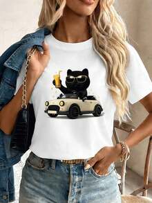 Women T-Shirts - White - View 1