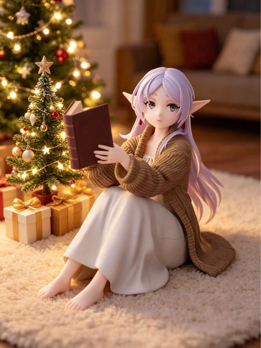 Mô hình nhân vật hoạt hình Furiren, mô hình cô gái hoạt hình 2D, đồ sưu tầm trang trí, quà tặng. - Nhiều màu - Xem 1