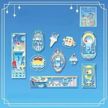 Ancient Tea Hot Pot Silver Window PET Stickers Soda Pudding, Journal Decoration, Collage - Color - View 7