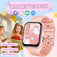 Reloj inteligente para niños con llamada Bluetooth y reproducción de música, chip de bajo consumo para larga duración de la batería, función de linterna, reloj deportivo minimalista de alta definición adecuado para niños y niñas - Ver 15