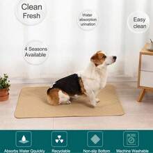Washable Pet Seat Cover - Waterproof Reusable Car Seat Protector With Urine-Absorbent Layer, Training Pad For Dogs/Cats - Multicolor - View 2