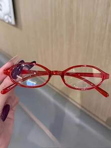 1 chiếc kính gọng nhỏ phong cách Y2K cổ điển, kính mắt thời trang, phụ kiện gọng nhựa kiểu Y2K cho trang phục hàng ngày, thích hợp cho các cô gái dễ thương trong dịp tốt nghiệp và ngày Valentine. - Nhiều màu - Xem 8