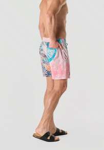 Koroshi Surfer Technical Swimsuit MULTICOLOR / MULTI-COLOURED S/M/L/XL/XXL Adjustable Elastic Waistband That Adapts To Your Body Offers Durability, Quick Drying And Flexibility In The Water. - Multicolor - View 2