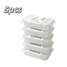 5pcs Set - Refrigerator Storage Boxes, Frozen Meat Preservation Containers, Weekly Meal Prep Boxes, Professional Portioning Containers Suitable For Refrigerator Freezer, Dumplings And Kitchen Use, Factory Direct Sealed Freezer Boxes - Multicolor - View 11