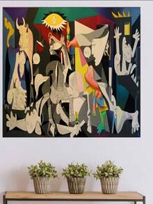现代抽象艺术无框几何抽象艺术钻石画世界名画 - 圓鑽 - 查看 2