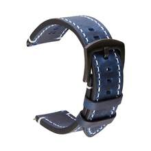 Quick Release Crazy Horse Leather Watch Band For Women Men 18mm 20mm 22mm 24mm Durable Genuine Leather Replacement Strap - Mouldless - View 34
