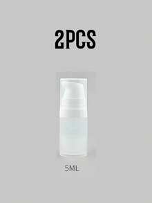 5/10/15ml 1/2/3/4/5/6/10件 真空泵瓶，透明真空化妝品乳霜泵瓶，旅行化妝品分裝瓶，適用於乳液、精華液、洗髮精及其他盥洗用品，泵式分裝，旅行尺寸乳液分裝瓶，適用於DIY底妝、凝膠、精華液、保濕霜等。 - 彩色 - 查看 25
