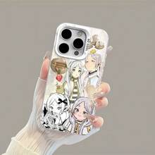 Funda para teléfono con diseño de fantasía élfica, compatible con fundas para teléfonos   17,  16 Pro Max,  15 Pro Max,  13 y  12. Fabricada en TPU, con un diseño elegante y moderno que ofrece protección contra golpes y caídas. Un regalo ideal para familiares, amigos, seres queridos, novios, novias, para fiestas y aniversarios. - Blanco - Ver 4