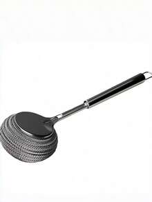 Stainless Steel Pot Brush - Durable Metal Wire Ball Cleaning Brush, Essential Kitchen Cleaning Tool, No Electricity Required - 1 - View 6