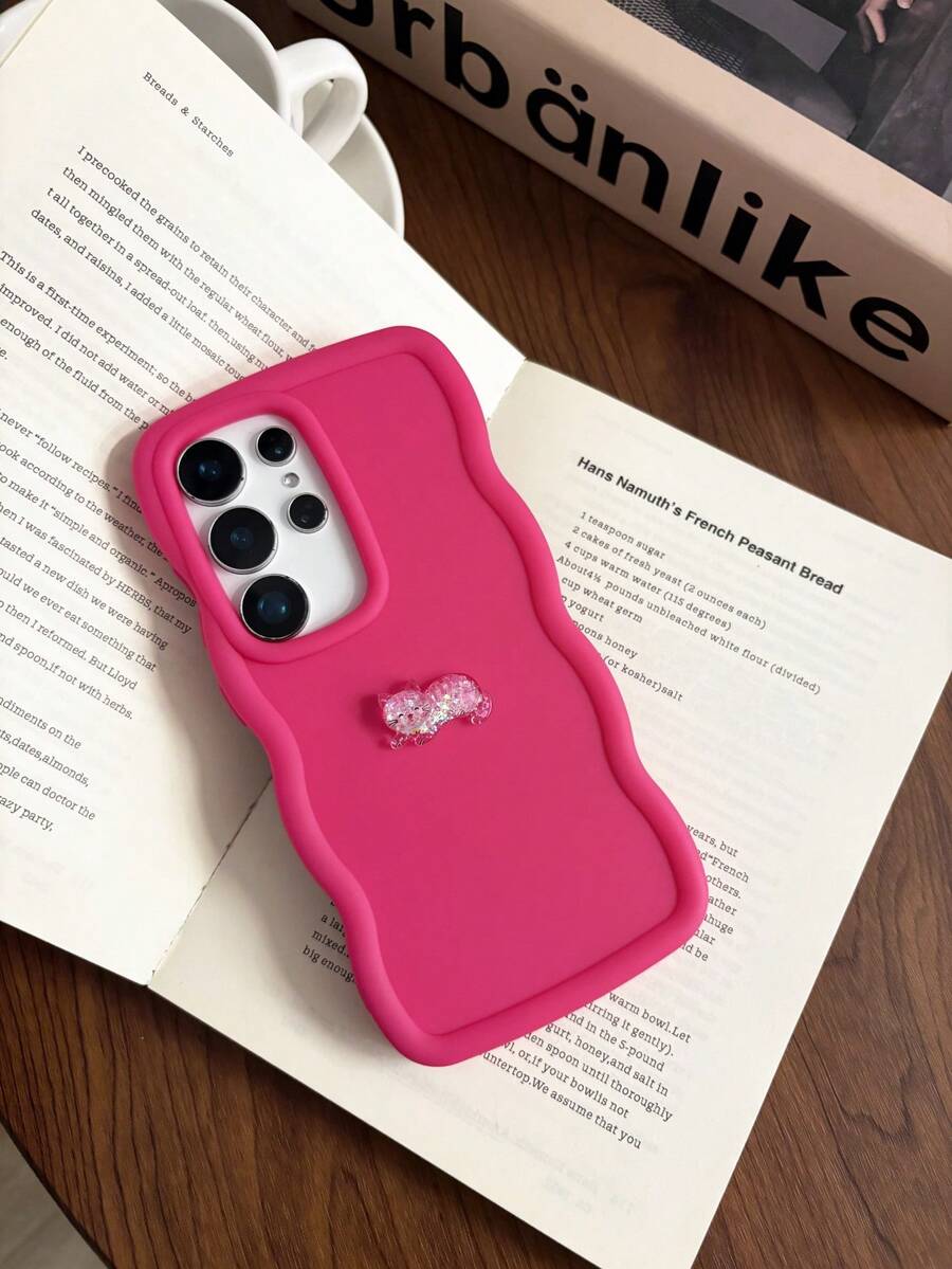 1个DIY可爱猫咪马卡龙手机壳，2026最新畅销设计，兼容Galaxy S26、S25、S24、S24 Plus/S24+、S24 Ultra、S24 FE、S20、S21、S22、S23以及11/11 Pro/11 Pro Max、12/12 Pro/12 Pro Max、13/13 Pro/13 Pro Max、14/14 Pro/14 Pro Max、15/15 Pro/15 Pro Max、16/16 Pro/16、17 Pro Max、16E，采用防震硅胶材质