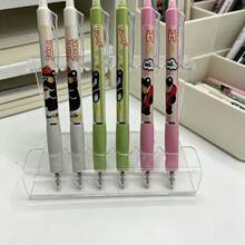 Hộp 6 bút bi xóa được 0.5mm màu xanh dương, thích hợp cho mùa tựu trường. - Tròn - Xem 2