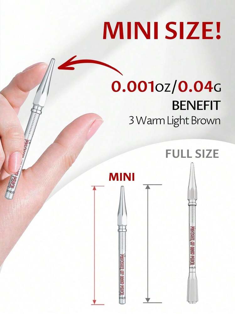 Benefit Chì kẻ mày Precisely My Brow Pencil 3 màu Nâu nhạt ấm áp, trọng lượng 0.001oz/0.04g, không lem, không thấm nước. Thích hợp cho bạn gái, vợ, mẹ, bạn bè, sinh nhật, tốt nghiệp, tiệc tùng, du lịch, cắm trại, ngoài trời, trường học, chuyến đi dã ngoại, lễ hội, kỷ niệm, văn phòng, mùa đông, Giáng sinh, các dịp đặc biệt, tiệc tùng. - 3 Nâu nhạt ấm áp - Xem 5
