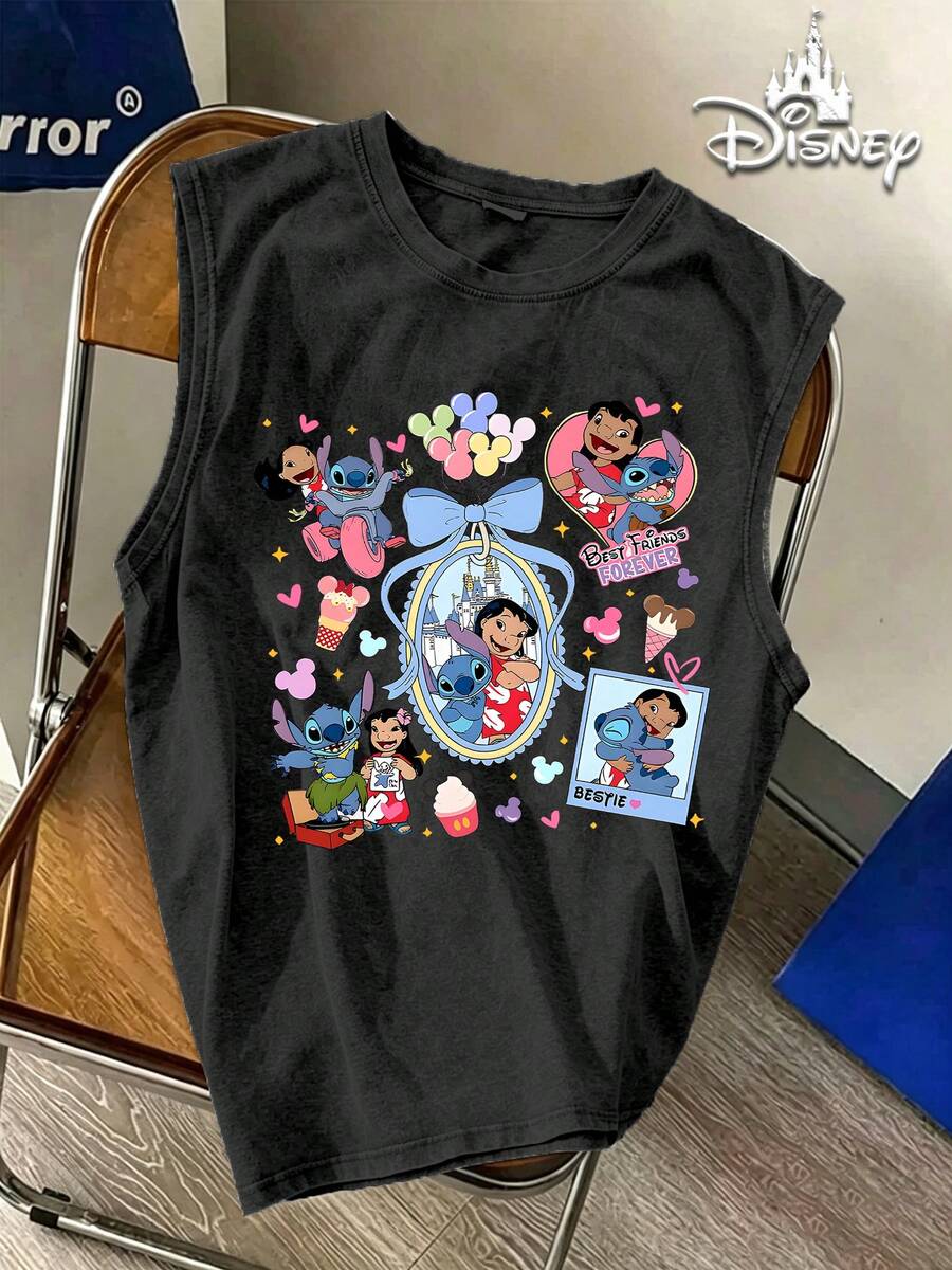 Disney Canotte da uomo - nero - Visualizzare 1