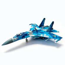 1 Set Assembly Kit With Transparent Cockpit Cover + Movable Wings + Detailed Painting ABS Material Handmade DIY Model Static Simulation Collectible Display Sci-Fi Fighter Aircraft Model Aviation Model Enthusiast Gift - Multicolor - View 19