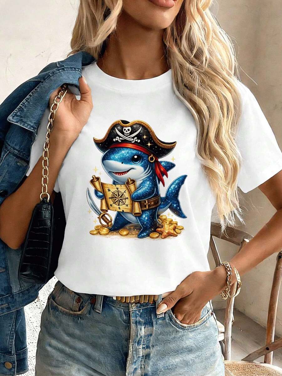 Women T-Shirts - White - View 1