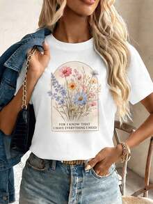 Dam-T-shirts - Vitt - Visa 1