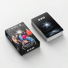 Bộ 92 thẻ (60 thẻ + 32 sticker), thẻ LOMO hai mặt dùng làm dấu trang, quà tặng ngày lễ & Giáng sinh. - Bộ - Xem 5