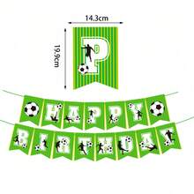 1 Set/2 Sets Football Theme Birthday Party Decorations, Football Birthday Party Banner, Sports Football Birthday Party Supplies - Multicolor - View 11