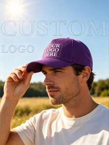 Customizable Text/Logo Baseball Cap, Multi-Color Personalized English Letter Sun Hat, Suitable For Men And Women, Can Print Any Pattern On The Cap, Personalized Baseball Cap, Photo Printing, Suitable For Valentine's Day, Birthday And Gift Occasions. Personalized, Fun, Durable, Colorful, Cute. - Multicolor - View 4