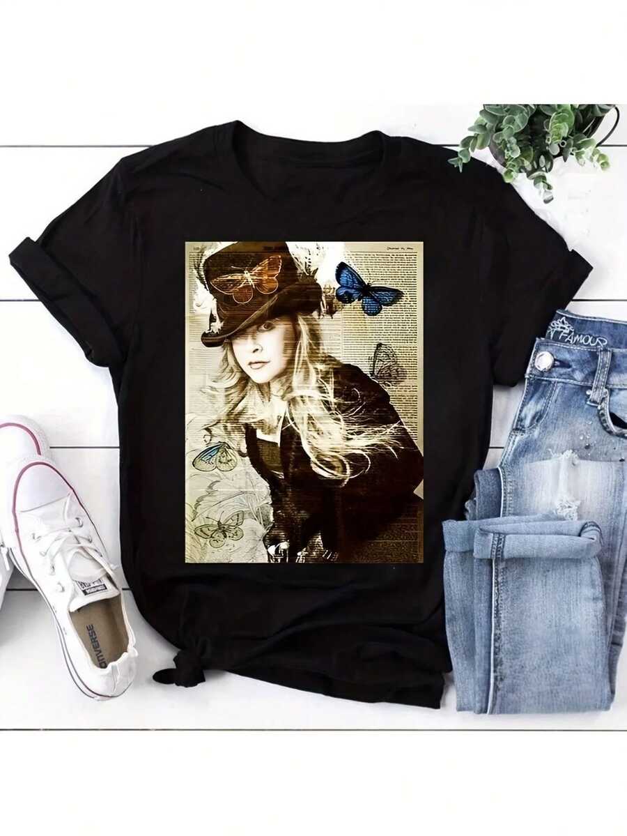 Women T-Shirts - Black - View 1