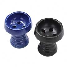1pc Solid Color Ceramic Hookah Bowl, Thick And Heavy, Universal Model, Ideal Hookah Accessory - one-size - View 5