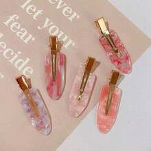 4/8pcs Colorful Seamless Hairclips Side Bangs Damage-Free Hairpins Hair Accessories For Women Home Bathroom Decor Fall Decor Back To School Hair - 多色 4 - 查看 10