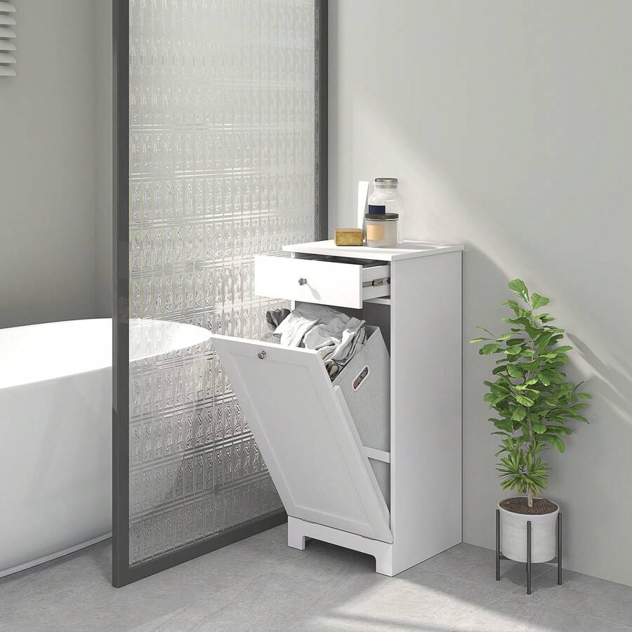 HOMCOM Bathroom Furniture Sets - White - View 1