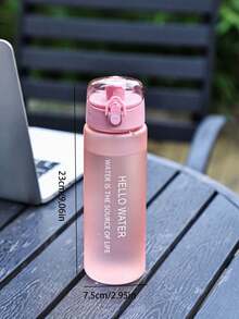 1pc 780ml Outdoor Portable Sports Water Bottle - Multicolor - View 4