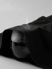 Norcotton黑色100%纯棉罗纹背心，男士运动内衣 - 黑色 - 查看 5