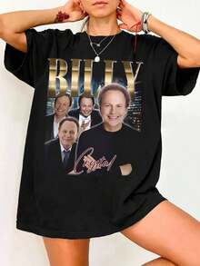Billy Crystal Shirt - Personalized Vintage Gift For Him Or Her - Black - View 1