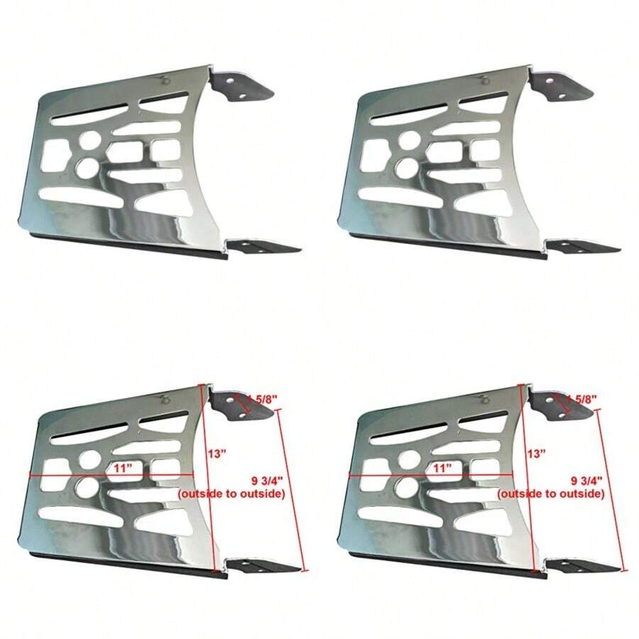 Luggage Rack para  VTX1300 VTX1800 R S C N F - plateado - Ver 1