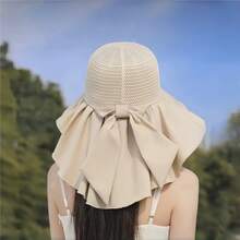 Mũ chống nắng nữ thoáng khí, nhanh khô, chỉ số chống tia UV UPF 50+, có vành che cổ, thích hợp cho câu cá, leo núi, cắm trại. - A - Xem 4
