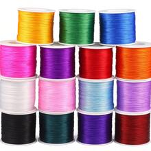1 Roll Korean Colorful Flat Beading Thread, For Handmade DIY Jewelry Making - Flat Line - View 2
